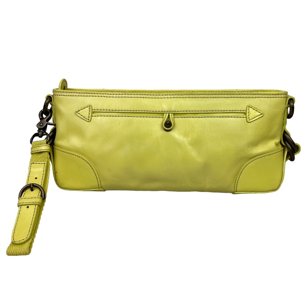 Donald J. Pliner Lime Green Clutch